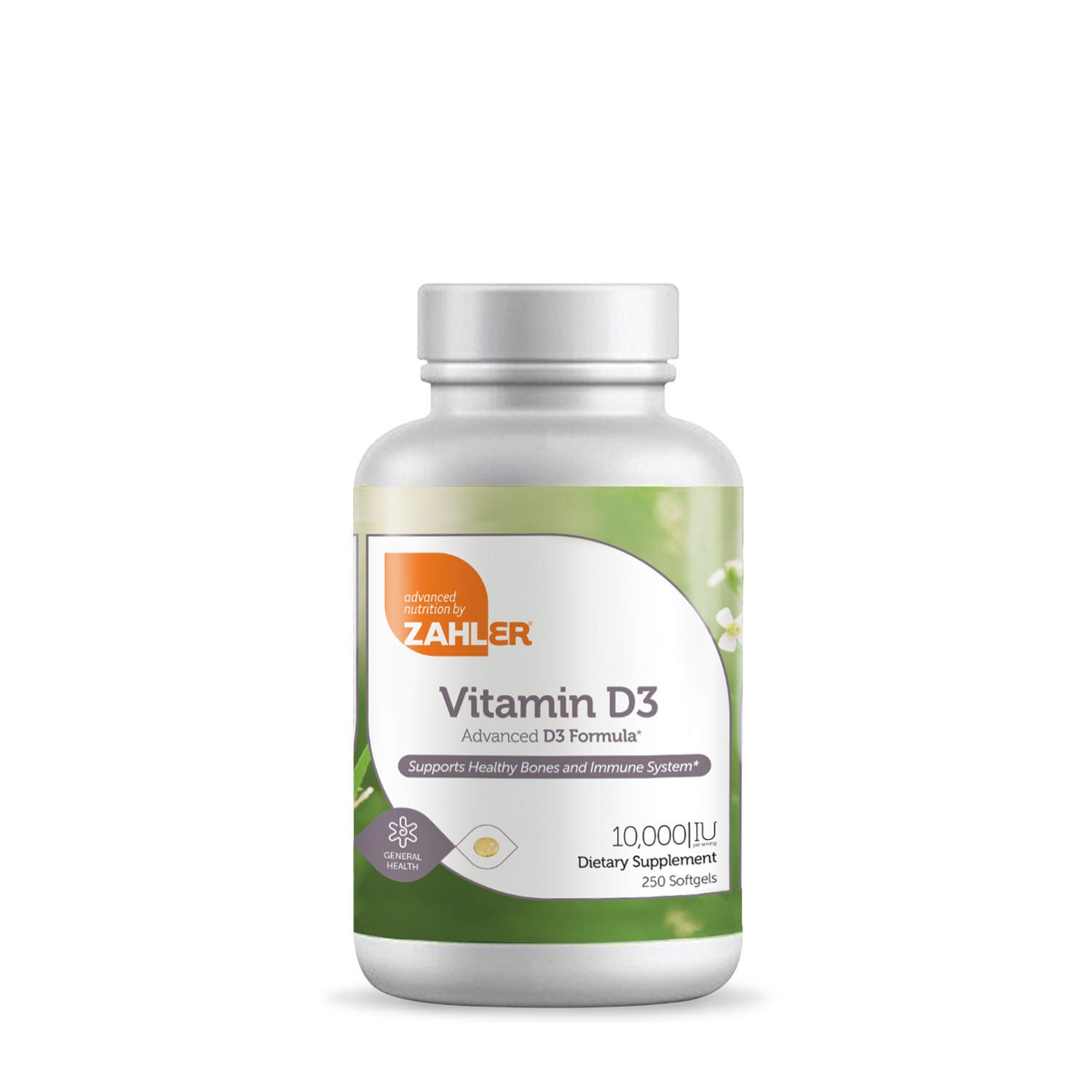 Vitamin D3 10000 IU - 250 Softgels (250 Servings)